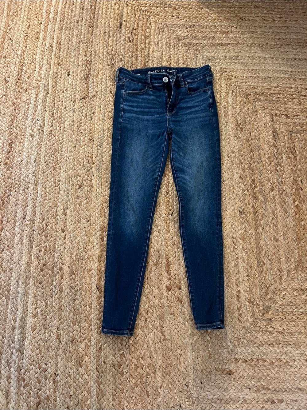 American Eagle Outfitters Indigo High-Rise Skinny Jeans
